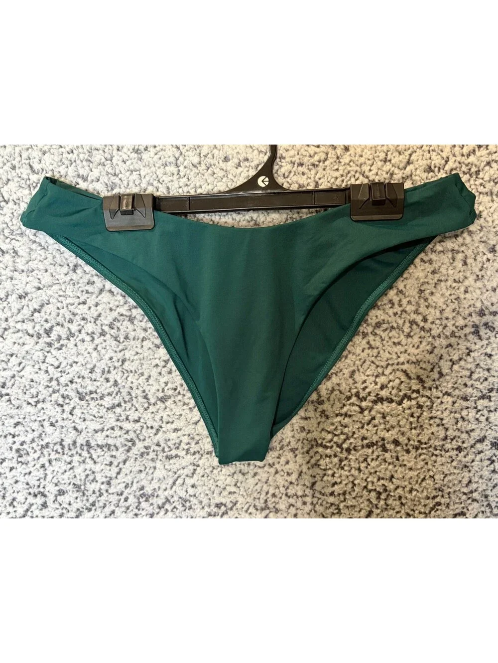 L*Space Rocky Bottom Classic Bikini Bottom Deep Teal Medium NWT $88